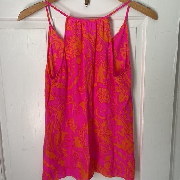 Lilly Pulitzer neon silk tank - Picture 5 of 5